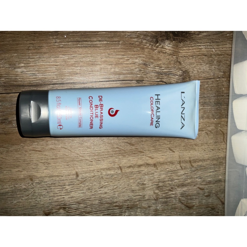 Lanza De-Brassing Blue Conditioner Healing ColorCare Flower Shield hair care